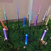 Outdoor Color-Changing LED Jellyfish Garden Lights with Solar Fiber Optics