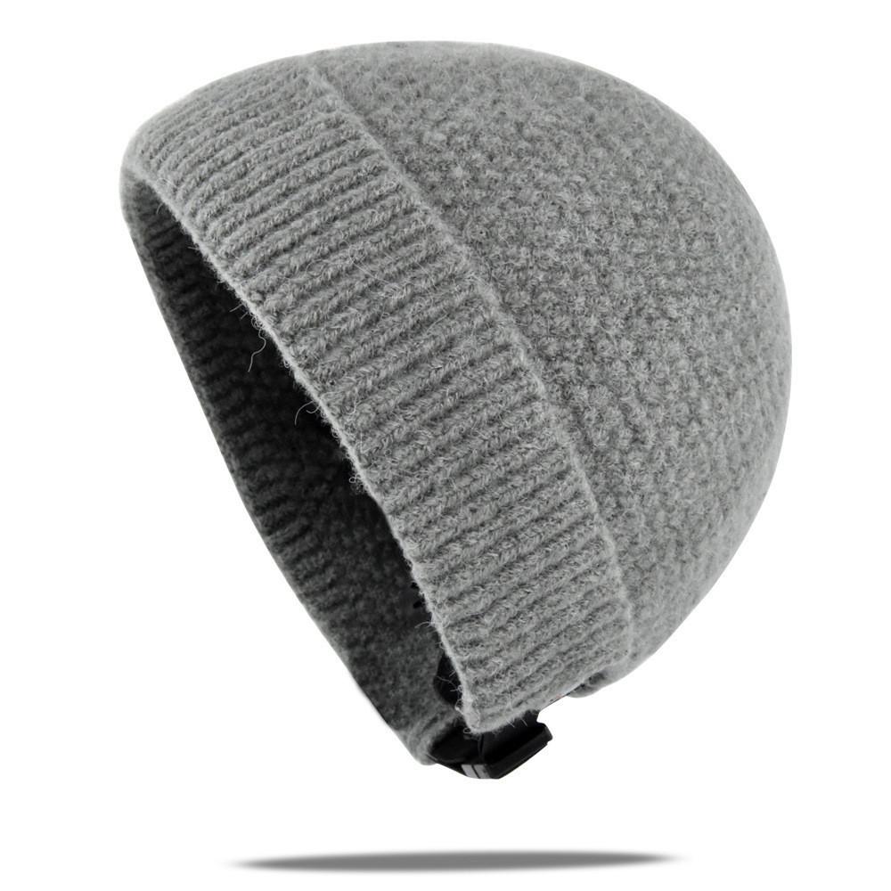 Knitted With Hat Stretch Adjusting Cotton Material Hat Dome Warm Hat Fashion