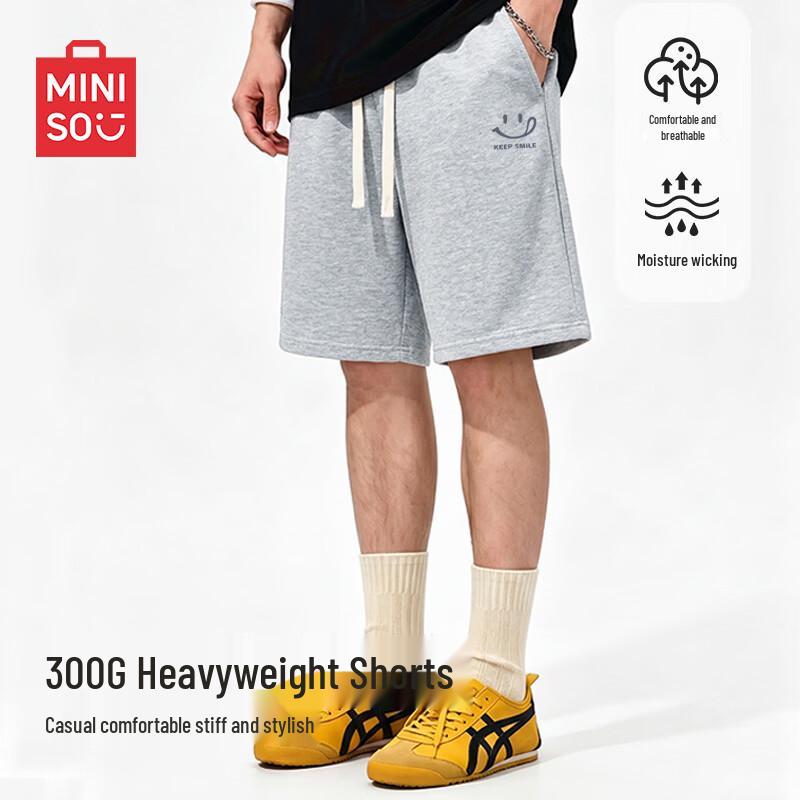 MINISO Men s Casual Drawstring Running Shorts M
