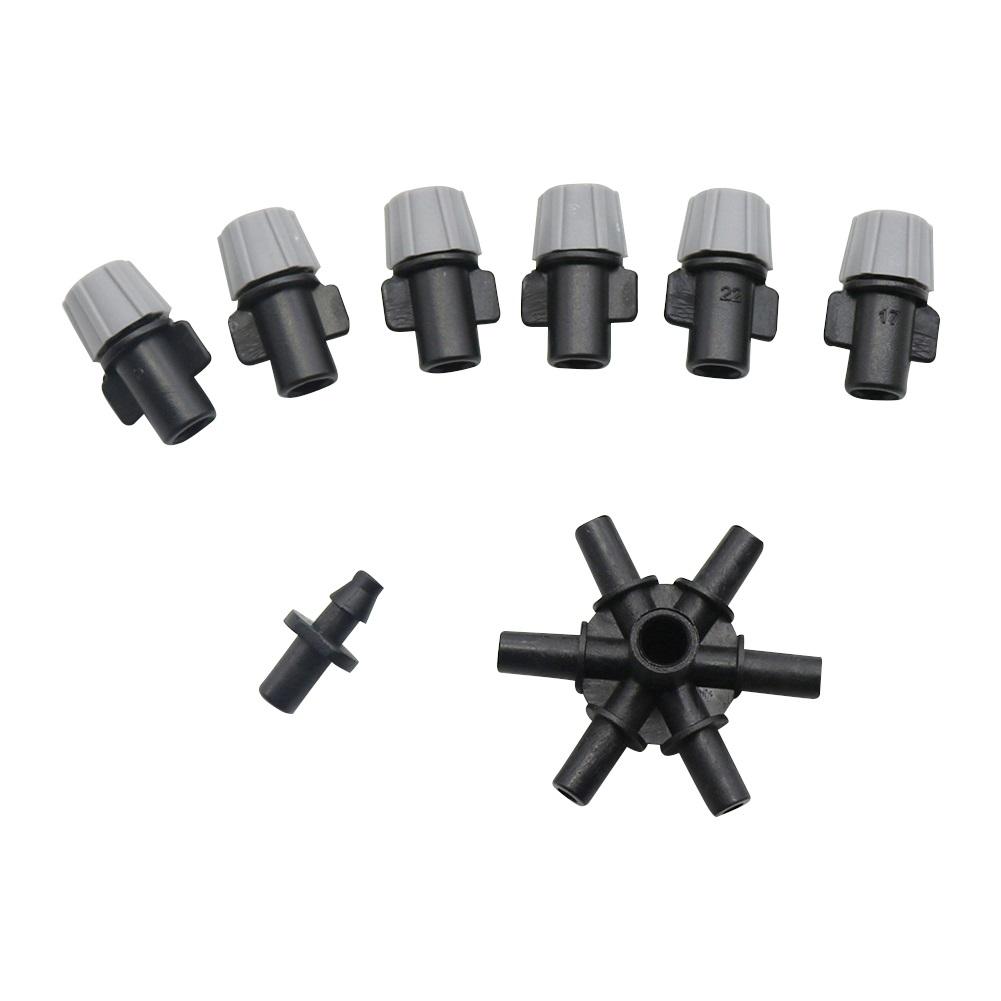 1 Pc Multi-nozzle Gray Sprinkler Garden Greenhouse Irrigation Sprayer Agriculture tools Water Fogger Cooling Misting Nozzle