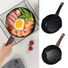 Hand-forged Teflon Frying Pan Deep Bottom Cooking Pan Omelette Pans Wok  Kitchen Supplies