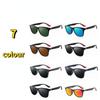 Lunettes de soleil UV400 classiques polarisées carrées pour conduite, sport, anti-lumière polarisée, rayons ultraviolets, mode, fête, universelles