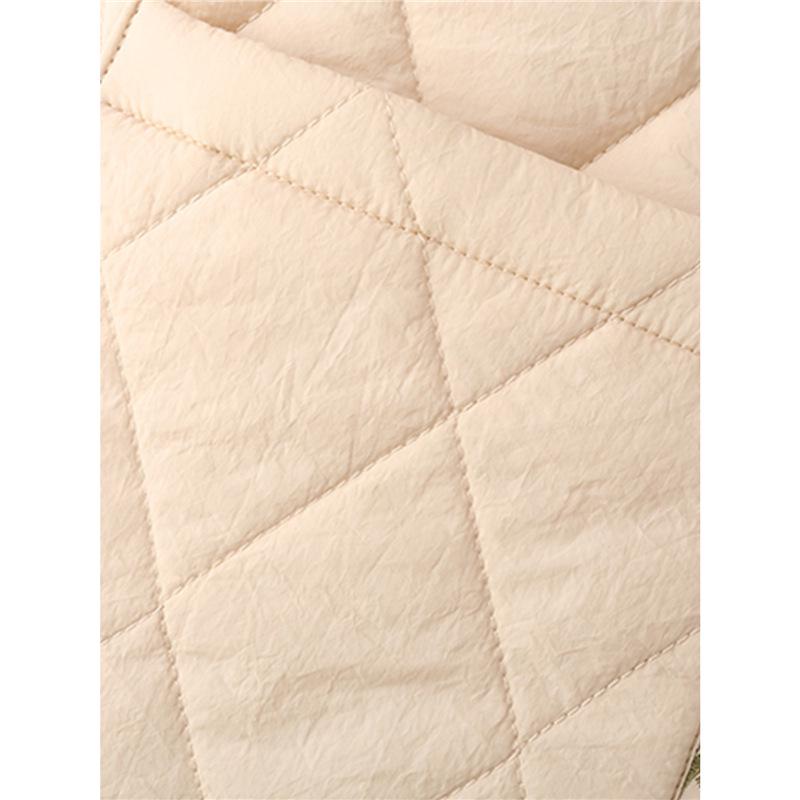 Women's Plus Size Thickened Down Cotton Vest for Autumn/Winter - Sleeveless Jacket for Middle-Aged and Elderly