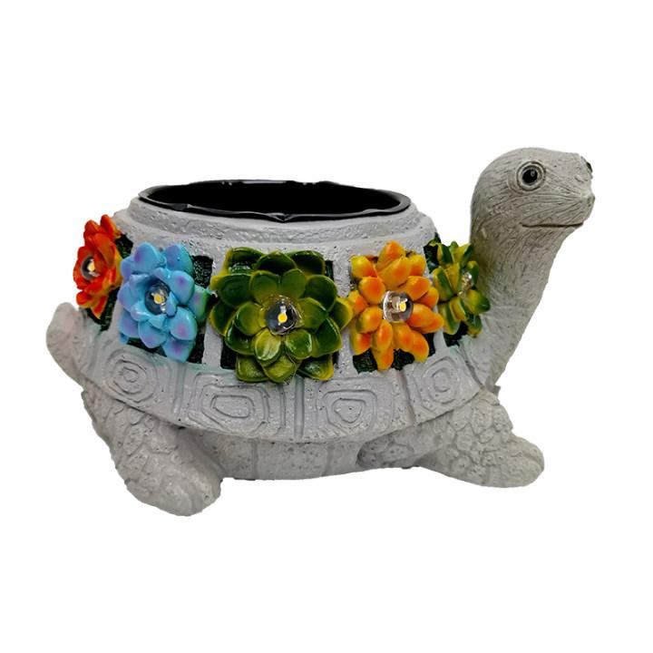 

Уличный Сад Водонепроницаемая Смола Суккулент Черепаха Цветочный Горшок Газон Ландшафт Солнечный Свет Домашний Декор