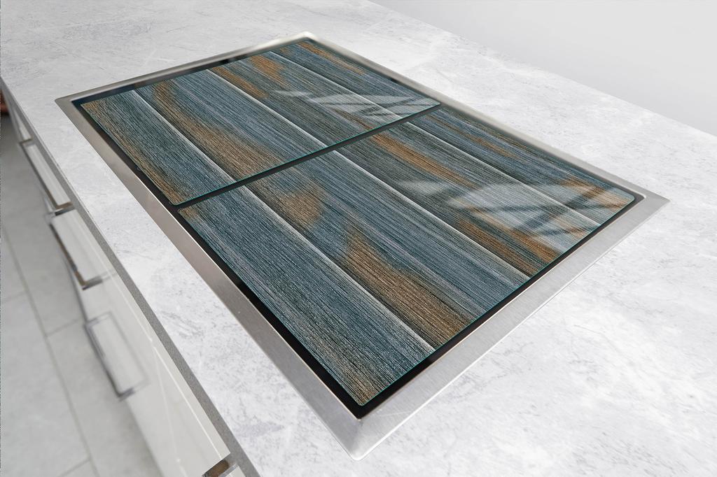 GLAS-KOCHFELDSCHUTZPLATTE 70x52 HOLZ