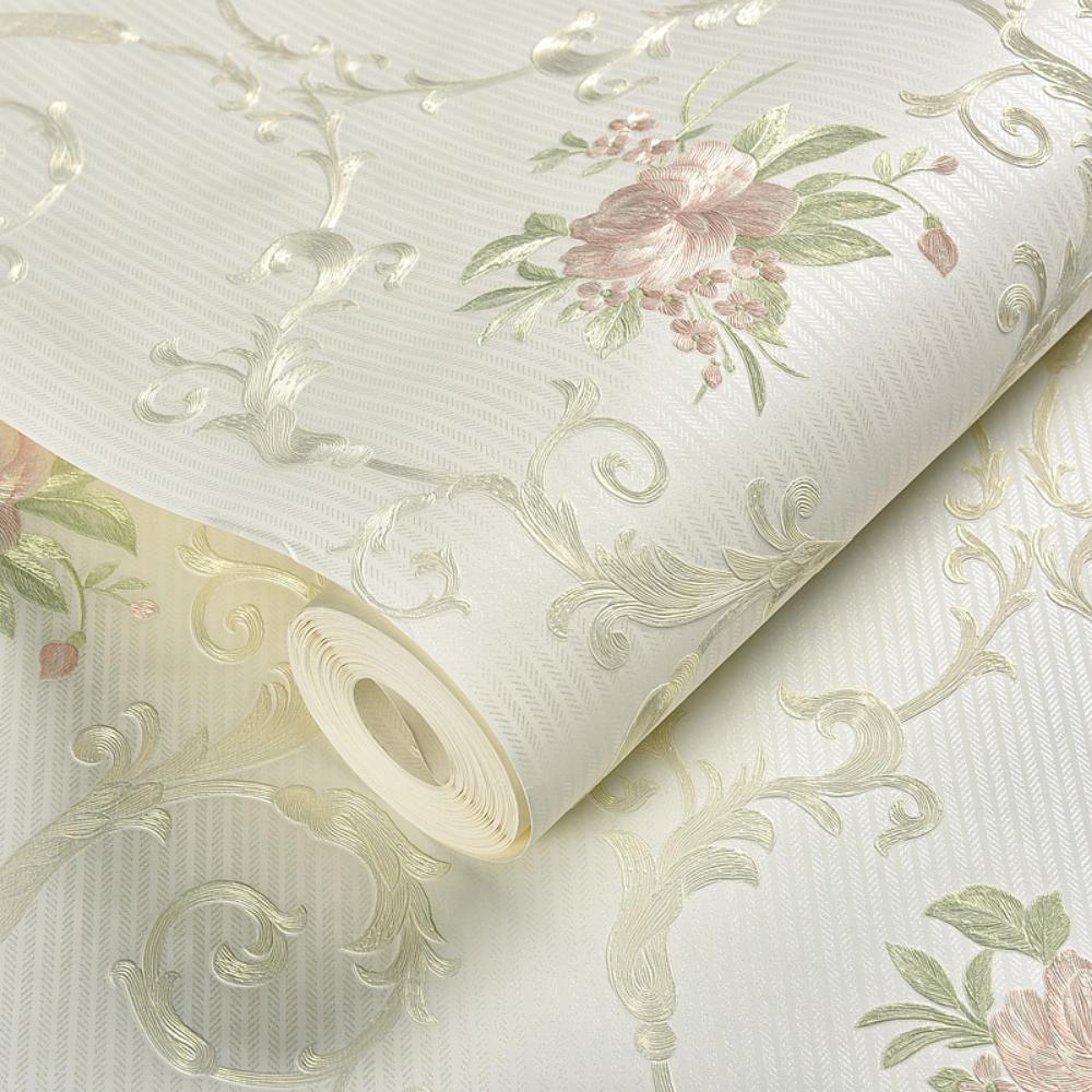 Carta da Parati Floreale Autoadesiva Calda Camera da Letto Ragazza 3d Ispessimento Adesivi Decorativi da Parete Soggiorno Ristorante Sfondo Divano