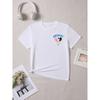 European Sizes Melanie Concert Crybaby Doll Grphic Novelty T Shirt for Girls Cute Soft Comfortable Short Sleeve Tee Trendy Casual Summer Top
