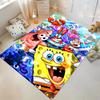 Cartoon Underwater Party Rug with Colorful Characters Suitable for Use As an Anti-slip Game Mat for Living Room and Bedroom Sofas