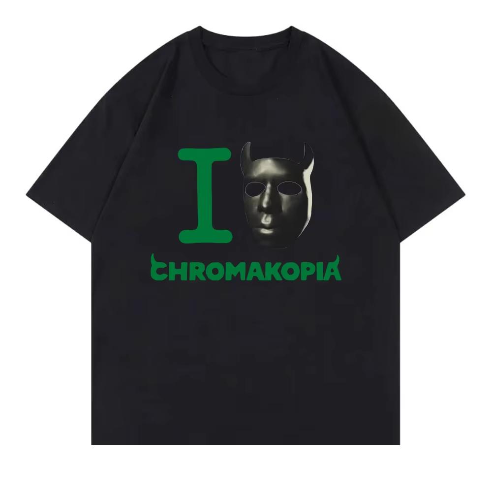 

Хромакопія Світовий тур 2025 Футболка Tyler The Creator Чоловічий одяг Харадзюку Вінтажний Унісекс Високоякісна Бавовна Подарунок для фанатів Футболки M