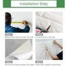 Living room wall decoration wallpaper 35X38.5cm solid color 3D self-adhesive wall sticker