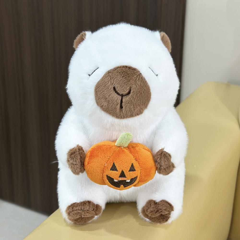 Plüsch-Capybara-Spielzeug mit weichem Kurzflor für Feiertagsdekoration und als Geschenk