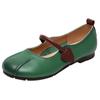 Fashion Women Flats Spring Genuine Leather Comfort Ladies Mary Janes Shoes Footwear Fashion Female Footwear Zapatos De Mujer Plus Size