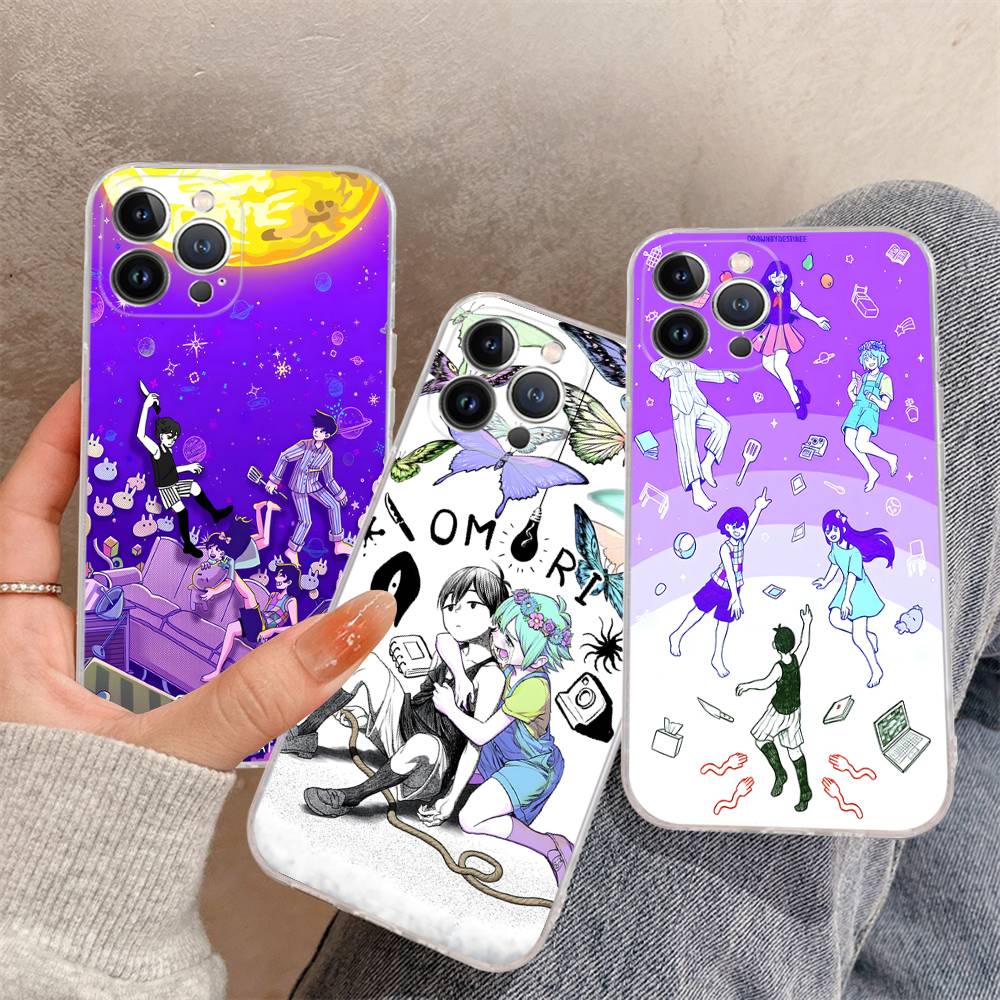 Game Omori For IPhone 17 16 15 14 13 12 11 Pro Max Plus Mini Funda For Transparent Cover