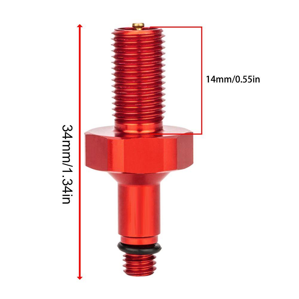 Aluminum Alloy Valve Adapter Tool Light Weight Easy To Use Shock Absorber Inflation Adapter for IFP Internal Thread Air Nozzle