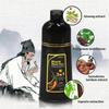 Teinture capillaire Meidu à base d'extraits botaniques 500 ml Shampooing assombrissant capillaire à base de plantes Sans danger pour les cheveux Contrôle des frisottis