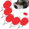 6Bag Fishing Line Rope Buckle Cord Winding Tool Luminous Lock Wire Lure Accessory1#