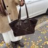 Designer Retro PU Leather Shoulder Handbag for Women Winter Trend Fashion Handbags Females Travel Luxury Tote Bags CLE