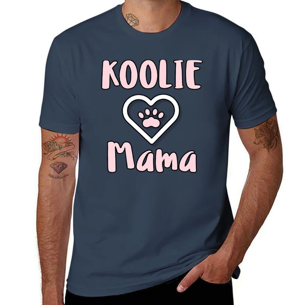Koolie Mama Funny Australian Koolie Dog Mom Gift Tshirt Casual Everyday Wear Tshirt