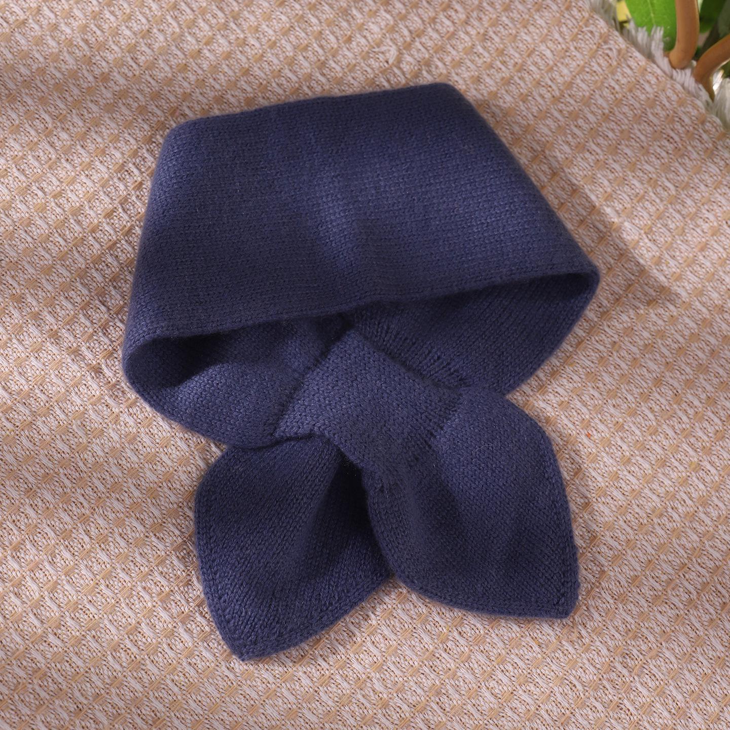 

Детский однотонный кашемировый шарф - Теплый, милый, 10x60 см