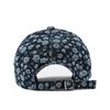 Denim Hat Female Floral Hard Top Baseball Cap