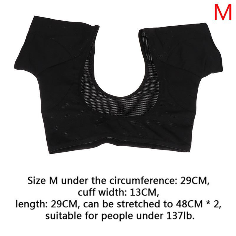 

Многоразовые подушечки для футболок, моющиеся подушечки для подмышек, впитывающие духи M чёрный