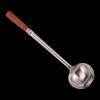 Stainless Steel Large Spatula for The Cafeteria, Wooden Handle, 1.5 Feet, Thickened and Lengthened Spatula, Chef's Wok, Wok, Strainer, Long Handle