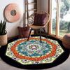 Round Carpet Living Room Coffee Table Sofa Hanging Basket Rocking Chair Home Carpet Floor Mat