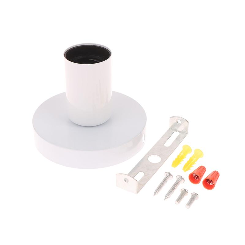 

1 комплект потолочный светильник настенный держатель современный скандинавский ретро железный светильник декор для гостиной спальни ванной комнаты E27 основание лампы White No lamp