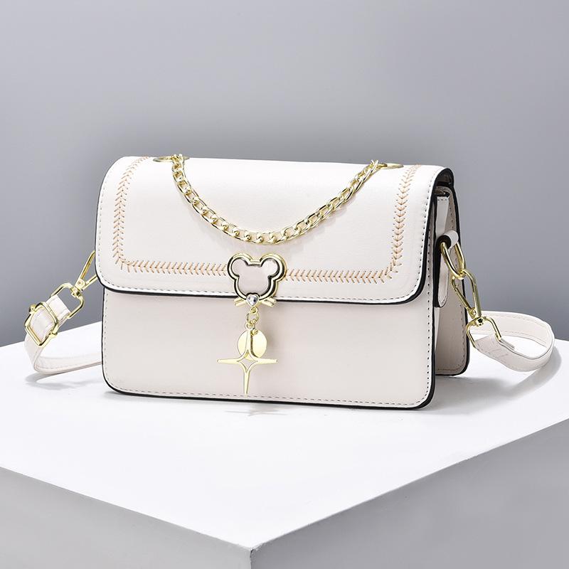 Bag Women's Messenger Bag 2025 New Versatile Shoulder Bag Trend Women's Bag Niche High-end Portable Small Square Bag