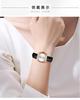 Hannah Martin Watch Stylish Classic Simple Watch Business Quartz Waterproof Watch Rose Gold Black Plate and Women's Women's (Black White) [Item]