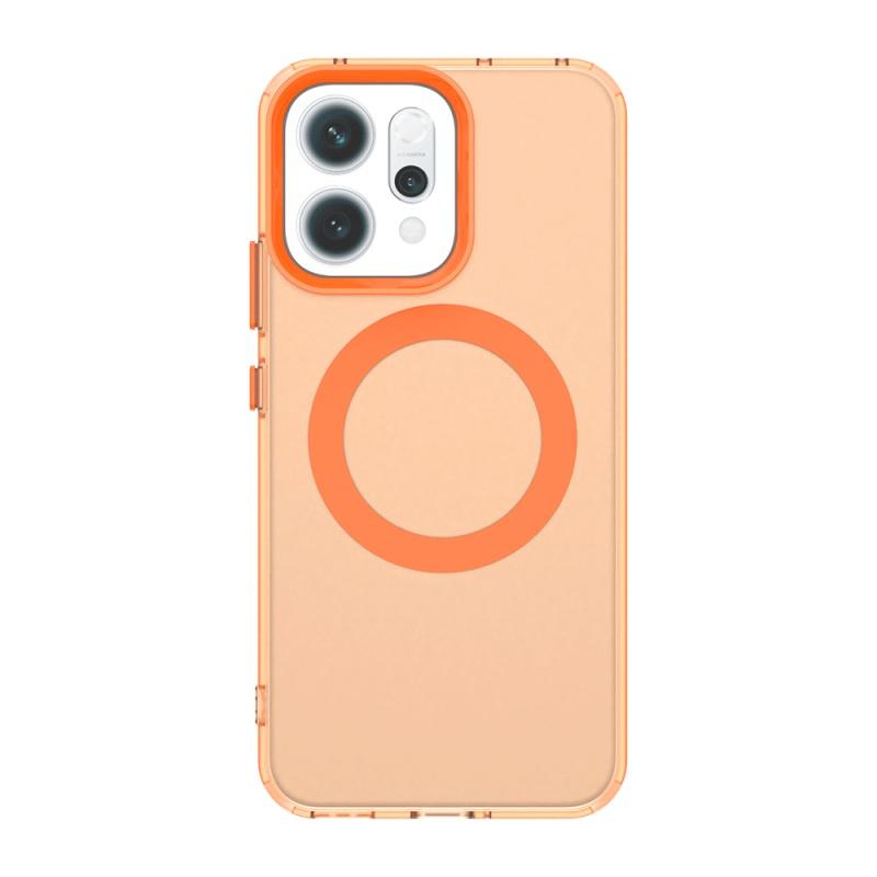 For Reno 14 Pro Case Cover OPPO Reno 14 Pro 5G Capas Shockproof Armor Bumper Annular Magnetic Colour Clear Fundas Reno 14 Pro