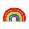 Cartoon Regenbogen Halbkreis Saugfähiger Rutschfester Teppich (50 * 80 cm)