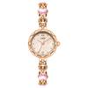 Women'S Retro Light Luxury Bracelet Watch Niche High-End Heart-Shaped Rhinestone Light Luxury Quartz Women'S Watch