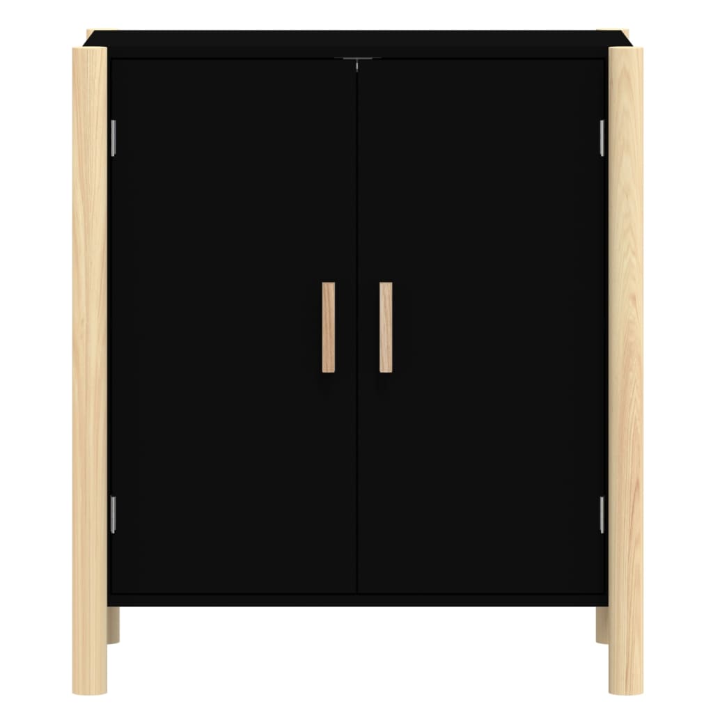 Sideboard Black 62x38x70 cm Particleboard