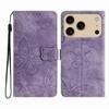 For iPhone 17 Pro Max Case Butterfly Design Flip Wallet Leather Phone Cover Skin-Touch