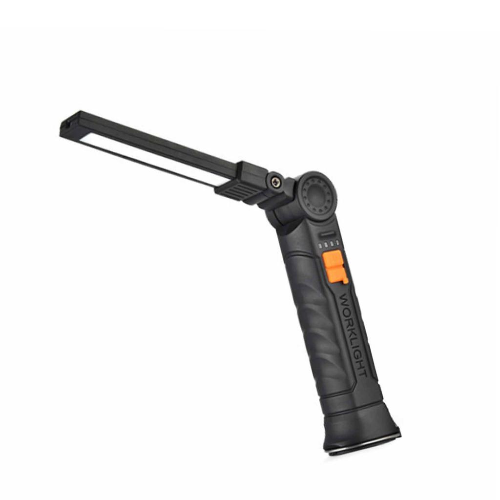 360 Degree Rotating Handheld Flashlight Multi-function LED Work Light with Magnetic Bottom