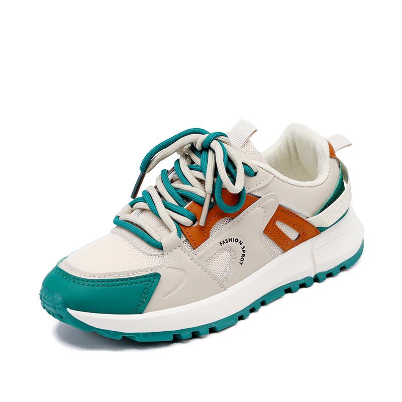 2023 frühjahr Neue frauen Casual Atmungsaktive Leichte Alle-spiel Erhöhen Dicke Sohle Sport Laufschuhe frauen Schuhe