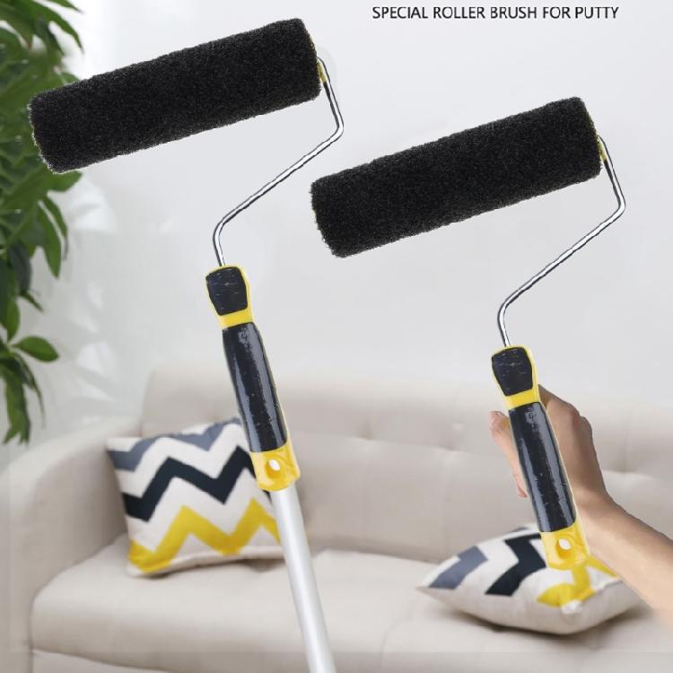 Multifunction Wall Putty Roller with Comfortable Handle Drywall Finishing Roller Paint Roller with Handle for Even Coating