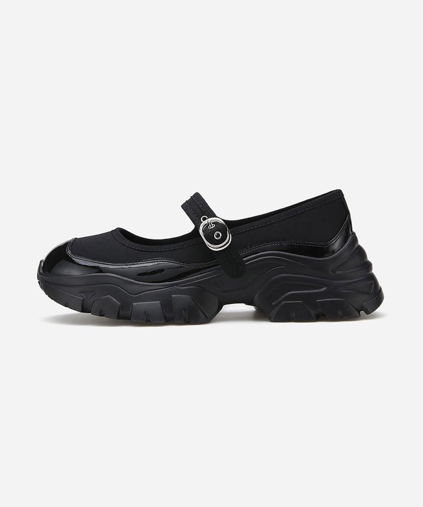 Salt And Chocolate Round Toe Mary Jane Strap Sneakers 412410006 (5.5Cm/2 Colors)
