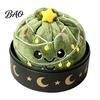 Dumpling Sensory Toy with Steamer Christmas Plush Stress Relief Toy, Santa Claus Snowman Reindeer Themed Fidget Toys Steamed Bun Squeeze Relaxation
