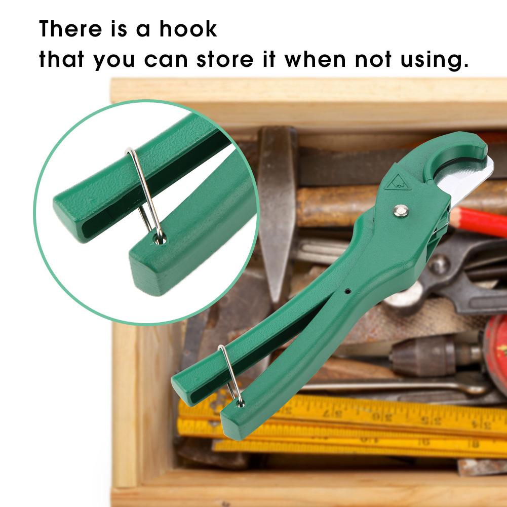 PVC Pipe Cutter Aluminium Alloy Body Ratchet Scissors Tube Cutting Hand Tool