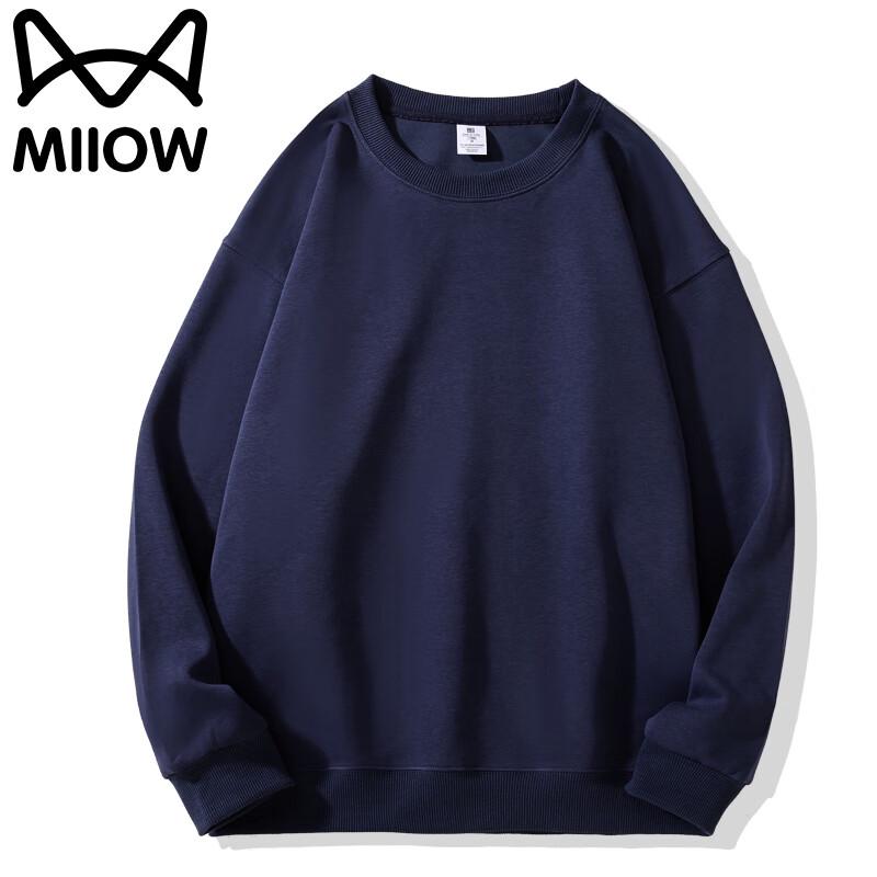 MIIOW Men's Casual Round Neck Long Sleeve Sweatshirt