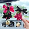 Lucky New Year Hanging Pendants Bell Car Decorative Pendant Christmas Tree Ornaments  Small Gift