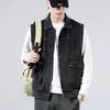 Vintage Washed Denim Vest Men's Spring and Autumn Korean Fashionable Blue Loose Sleeveless Jacket Youth Casual Multi-Pocket Vest