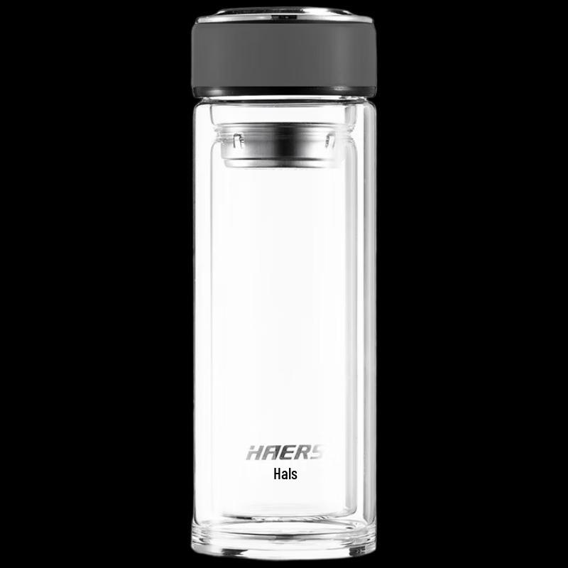 HAERS Simple Double-Layer Glass Cup