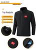 Men's Cotton Winter Sports Suit: Jacket & Trousers Two-Piece Casual Set