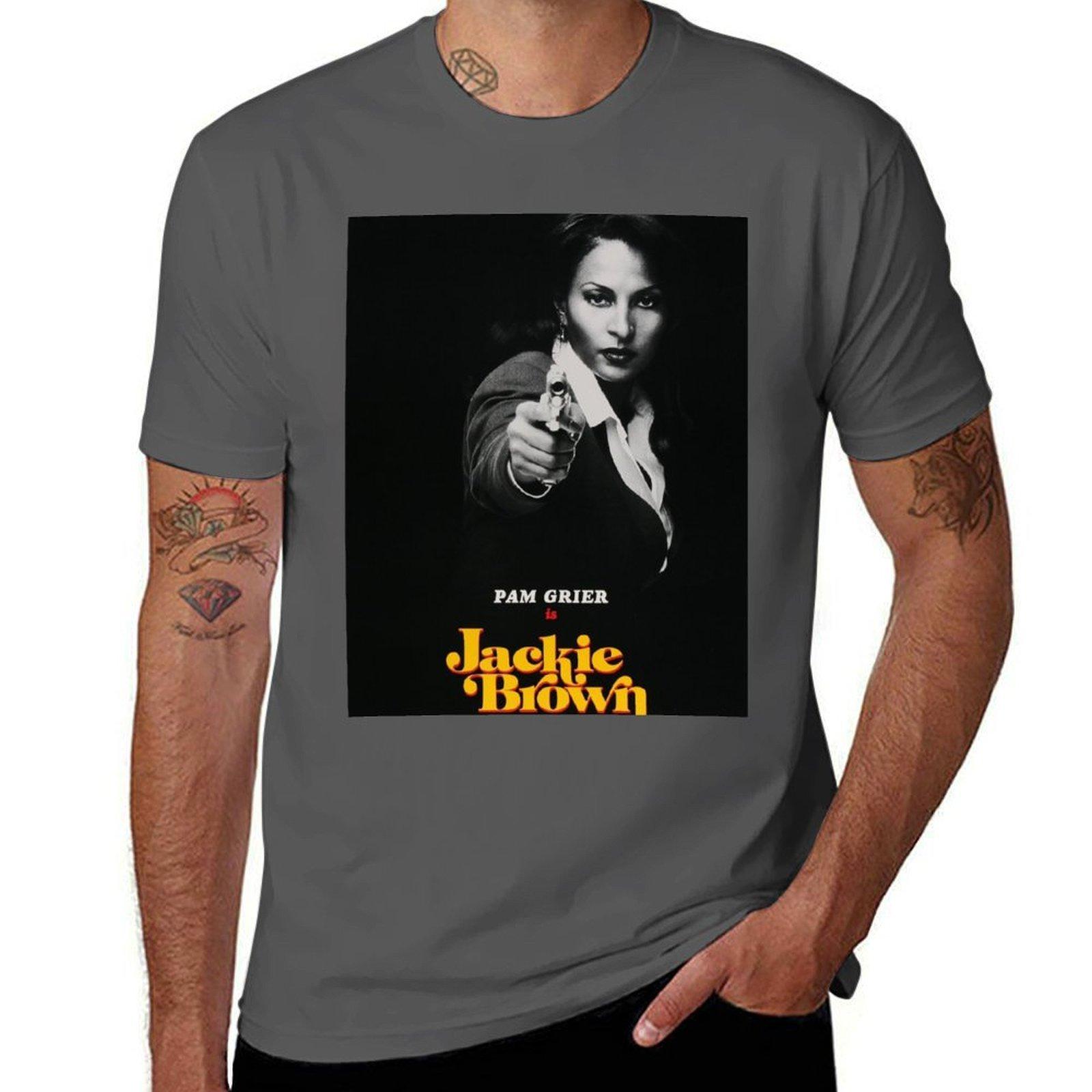 

Bridget Fonda Jackie Brown T-Shirt t shirts for man pack white graphic t shirts for man t shirts cotton 100% T-Shirt 4XL