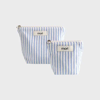 Mellow Pouch (Stripe/Sky)