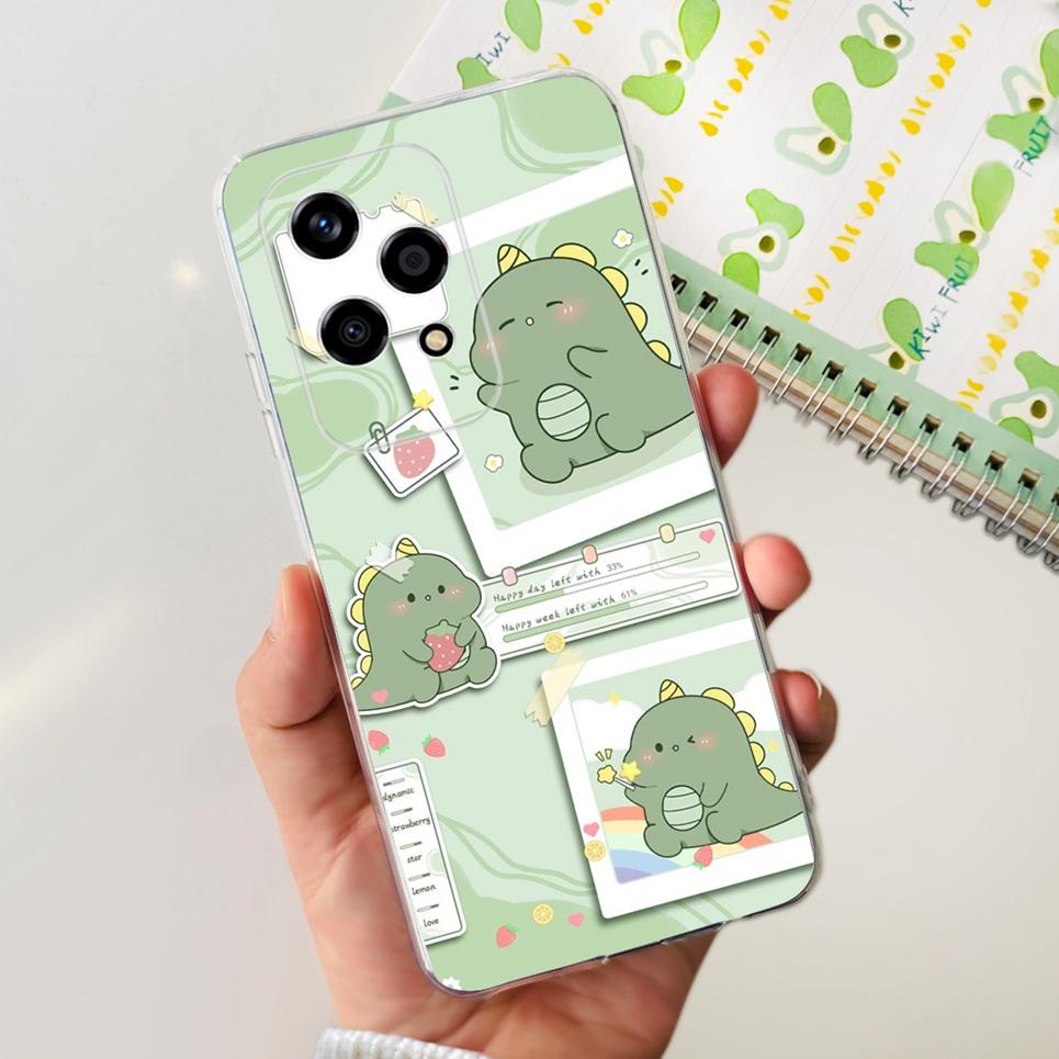 For Honor 200 Lite Phone Cover Case Cool Cartoon Dragon Space Man Cute Cat Funda Soft Clear Silicone Huawei Honor 200 Pro 200 5G