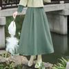 Podzimní/Zimní Retro Vyšívaný Tang oblek Hanfu Cheongsam Dvoudílný set